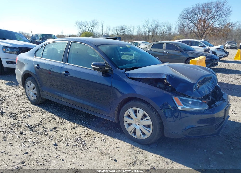 2014 VOLKSWAGEN JETTA 1.8T SE VIN: 3VWD17AJ2EM302163