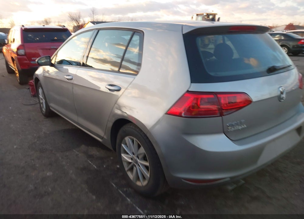 2017 VOLKSWAGEN GOLF VIN: 3VW217AUXHM012615