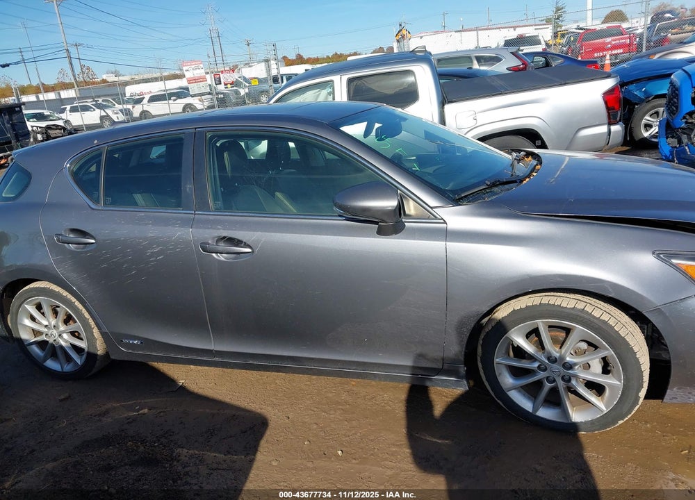 2013 LEXUS CT 200H VIN: JTHKD5BH0D2171692