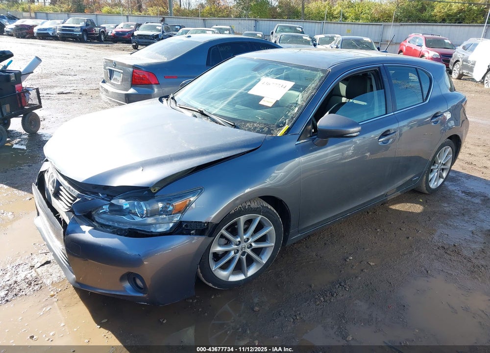2013 LEXUS CT 200H VIN: JTHKD5BH0D2171692