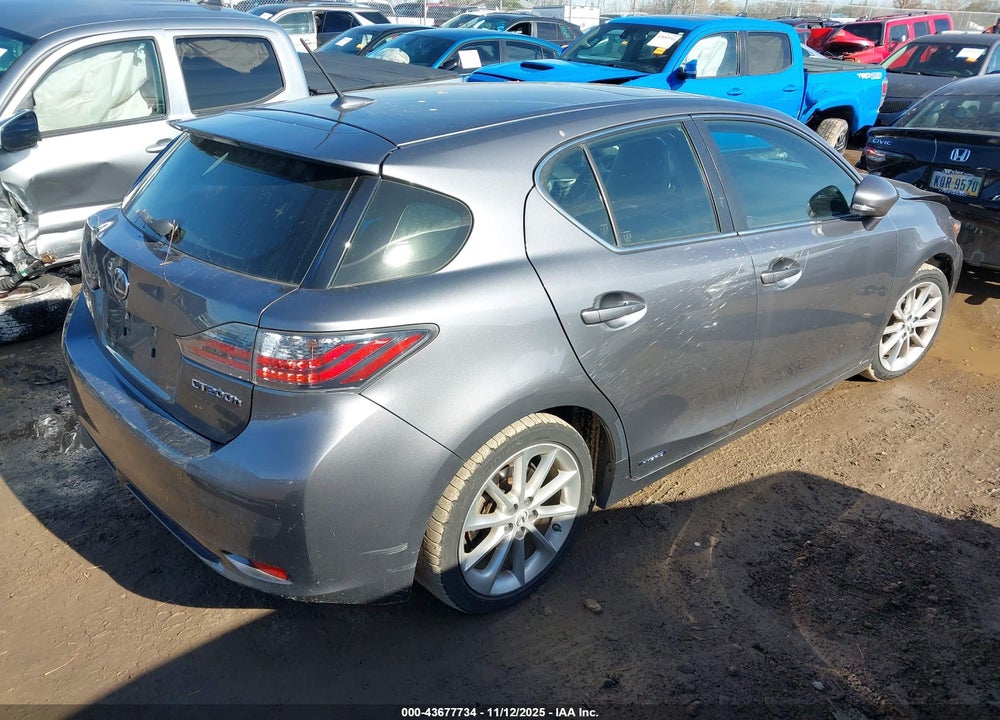 2013 LEXUS CT 200H VIN: JTHKD5BH0D2171692