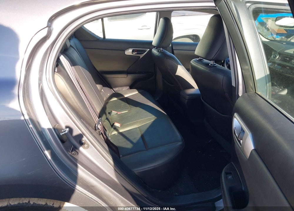 2013 LEXUS CT 200H VIN: JTHKD5BH0D2171692