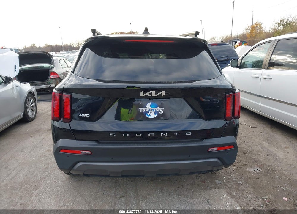 2022 KIA SORENTO X-LINE S VIN: 5XYRLDLC0NG133080