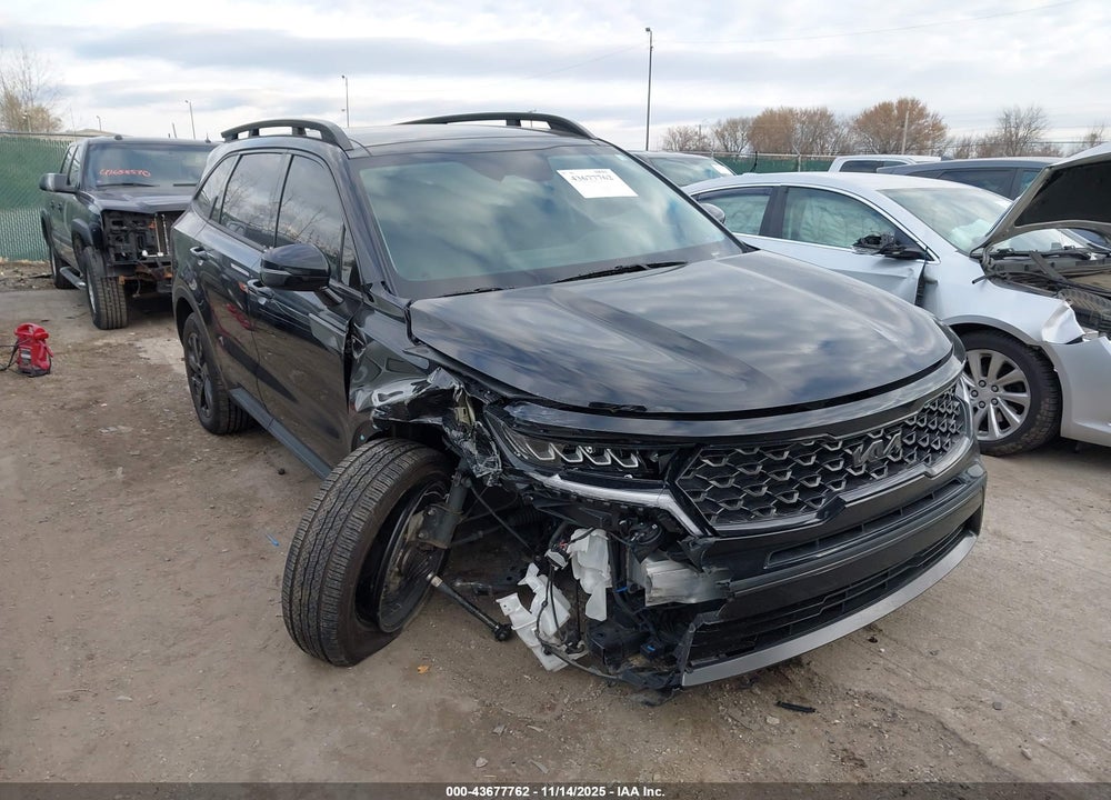 2022 KIA SORENTO X-LINE S VIN: 5XYRLDLC0NG133080
