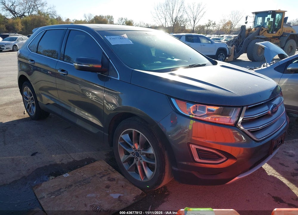 2015 FORD EDGE TITANIUM VIN: 2FMTK4K87FBB00407