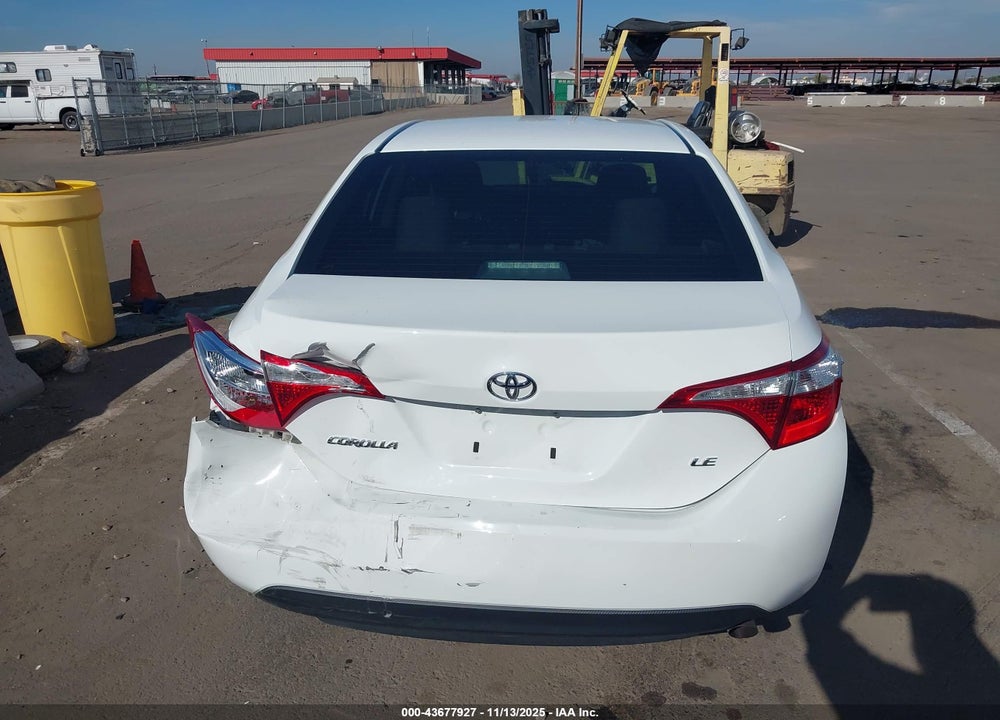 2014 TOYOTA COROLLA LE PLUS VIN: 5YFBURHE7EP100501