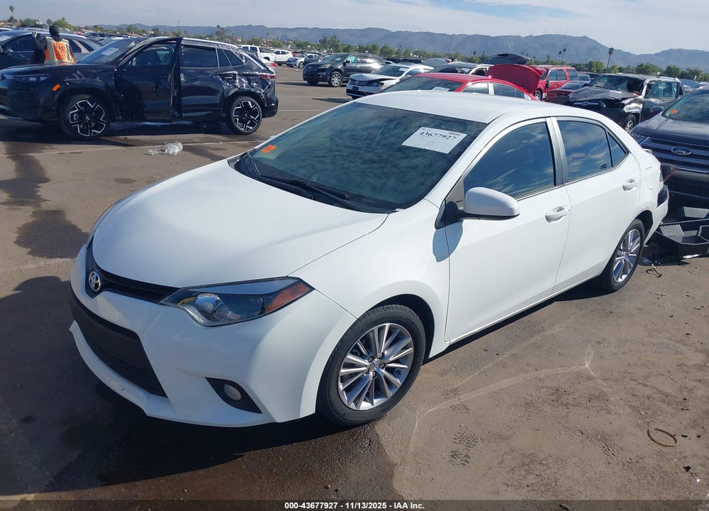 2014 TOYOTA COROLLA LE PLUS VIN: 5YFBURHE7EP100501