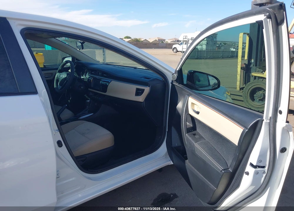2014 TOYOTA COROLLA LE PLUS VIN: 5YFBURHE7EP100501