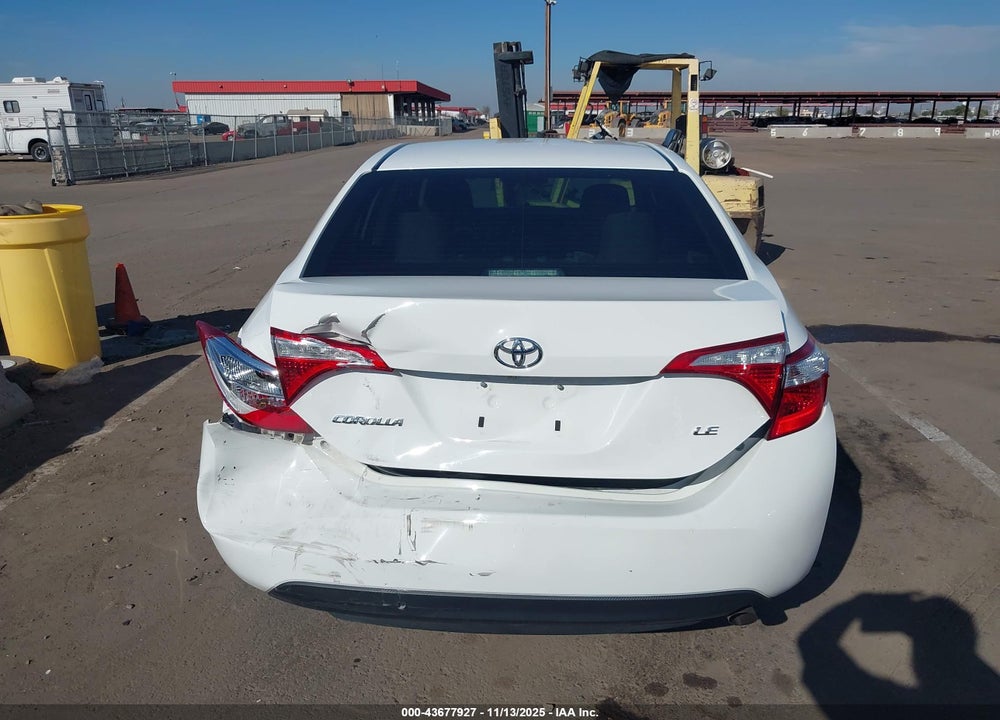 2014 TOYOTA COROLLA LE PLUS VIN: 5YFBURHE7EP100501