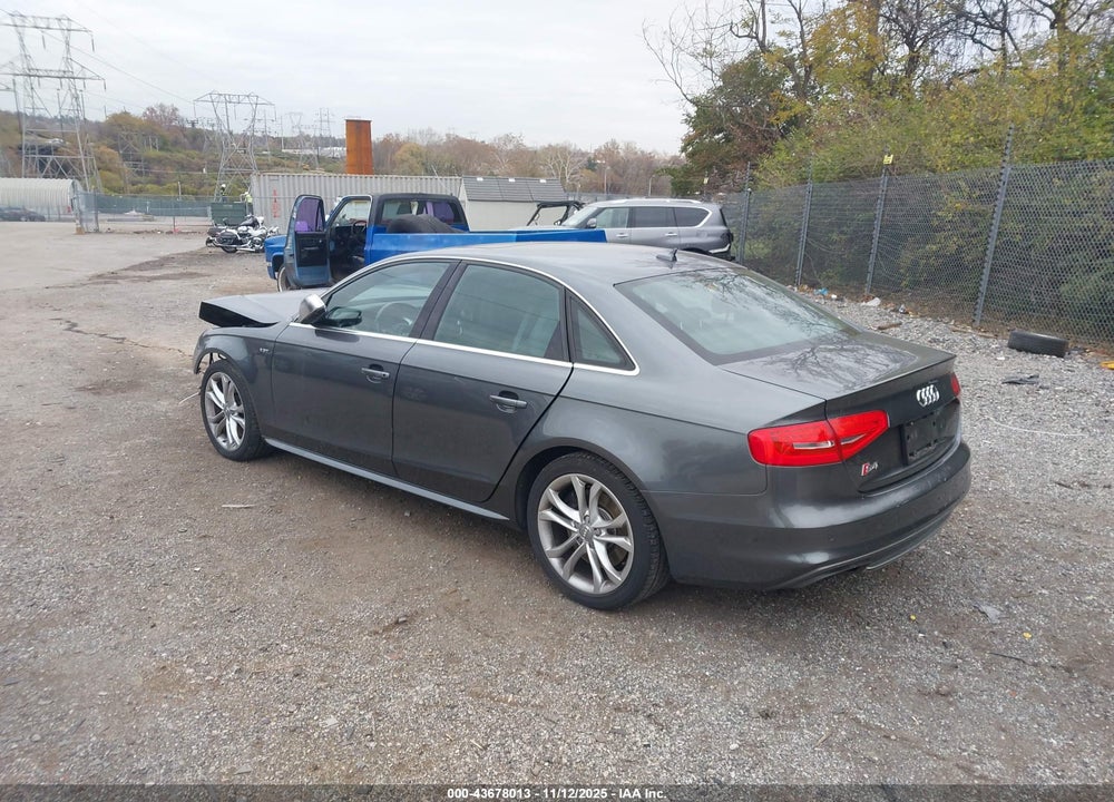 2016 AUDI S4 3.0T PREMIUM PLUS VIN: WAUDGAFL1GA005469