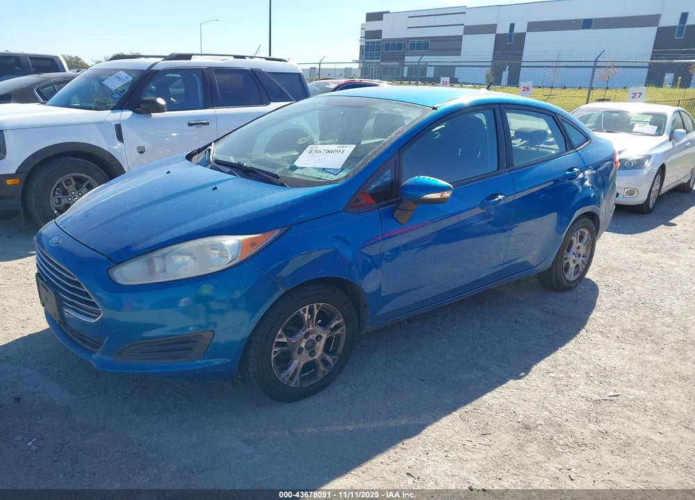 2015 FORD FIESTA SE VIN: 3FADP4BJ6FM213332