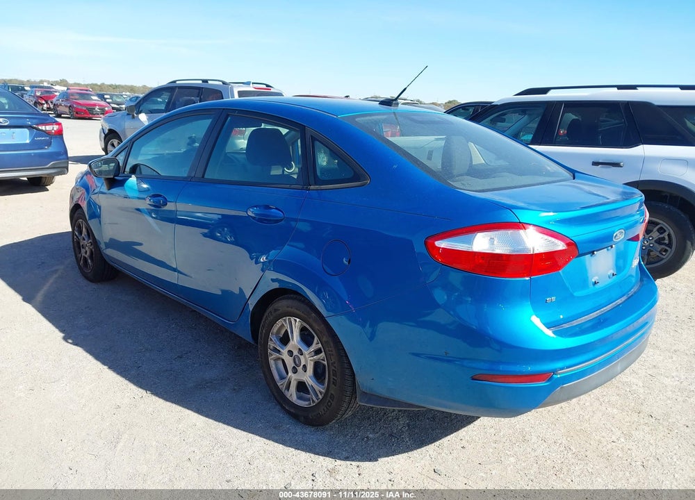 2015 FORD FIESTA SE VIN: 3FADP4BJ6FM213332