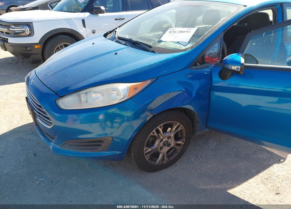 2015 FORD FIESTA SE VIN: 3FADP4BJ6FM213332