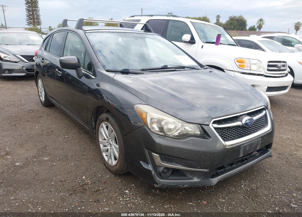 2015 SUBARU IMPREZA 2.0I PREMIUM VIN: JF1GPAC63F8239834