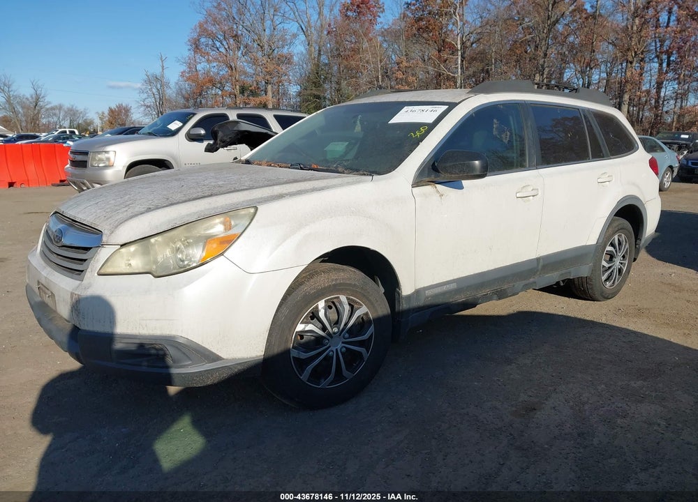 2010 SUBARU OUTBACK 2.5I VIN: 4S4BRBAC1A3361784
