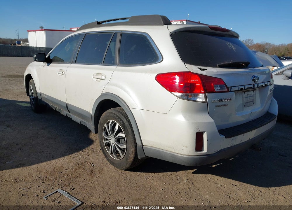 2010 SUBARU OUTBACK 2.5I VIN: 4S4BRBAC1A3361784