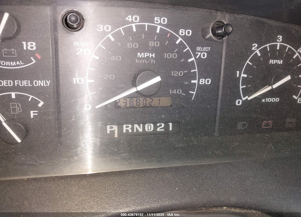 1994 FORD BRONCO U100 VIN: 1FMEU15H7RLB47132