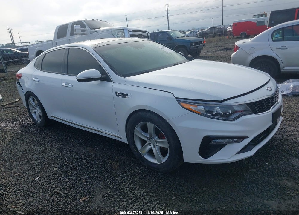 2019 KIA OPTIMA SX TURBO VIN: 5XXGV4L22KG315906
