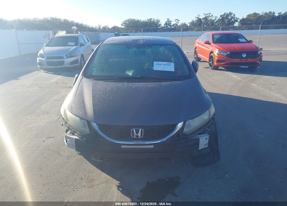 2014 HONDA CIVIC LX VIN: 19XFB2F54EE233042