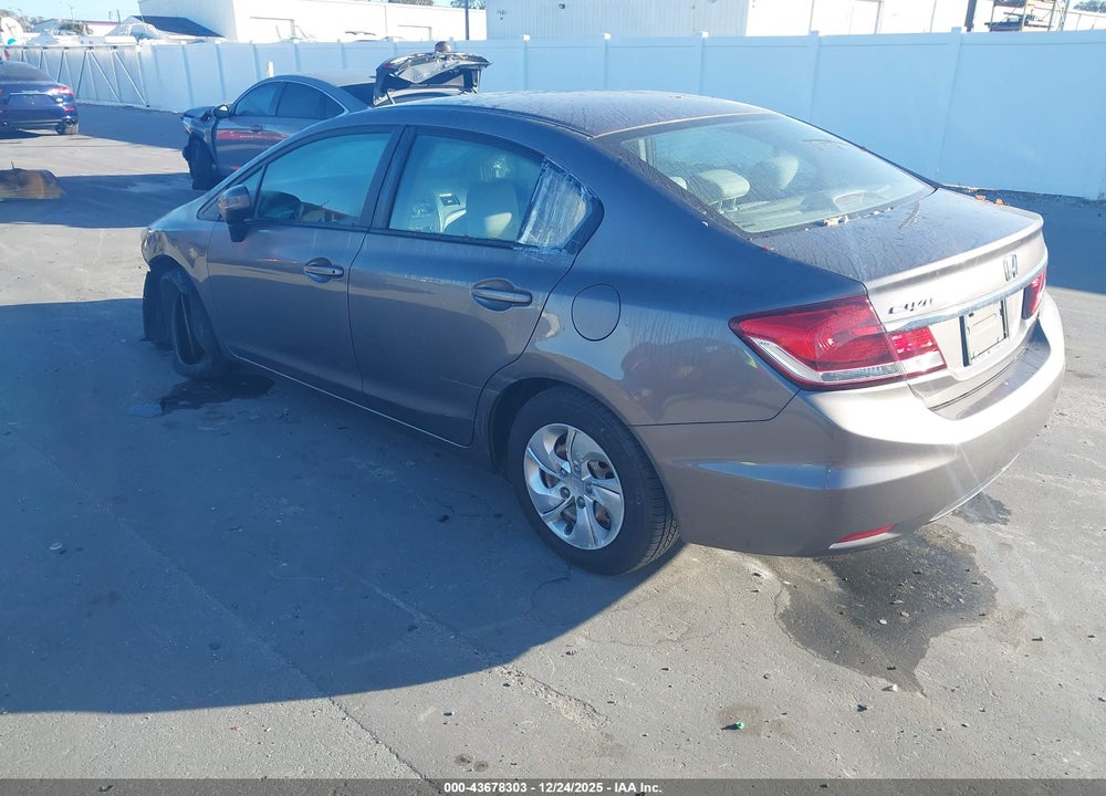 2014 HONDA CIVIC LX VIN: 19XFB2F54EE233042