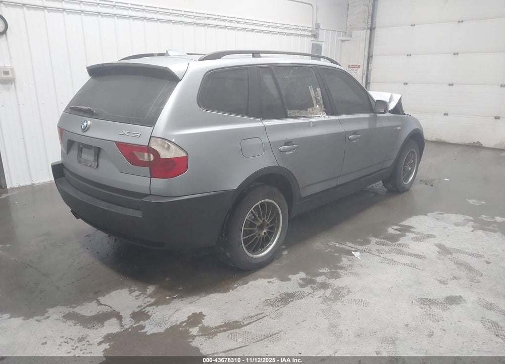 2004 BMW X3 2.5I VIN: WBXPA73444WA77711