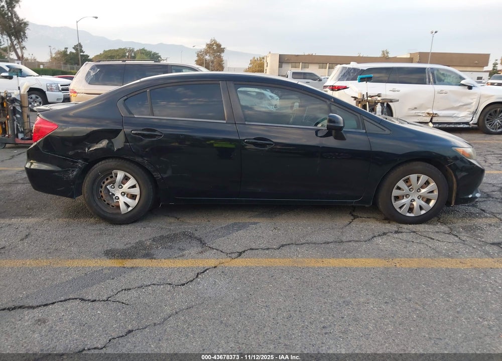 2012 HONDA CIVIC VIN: 19XFB2F55CE303368