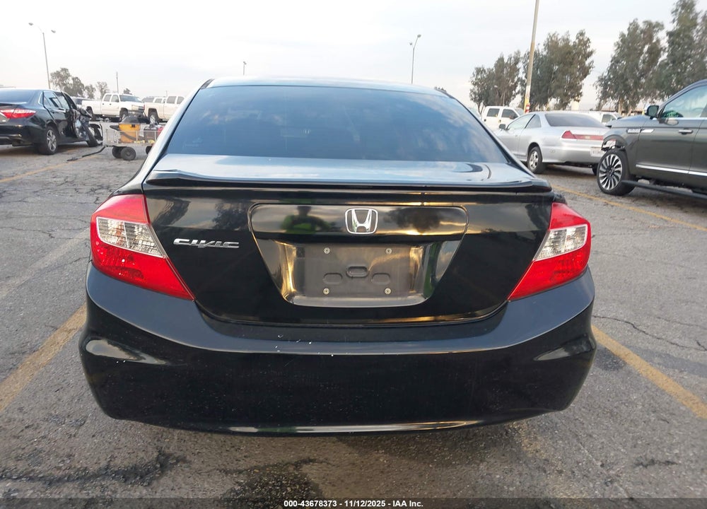 2012 HONDA CIVIC VIN: 19XFB2F55CE303368