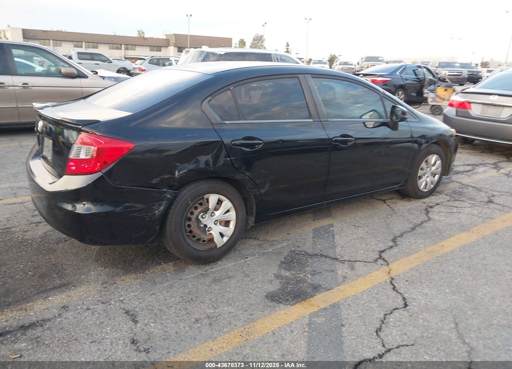 2012 HONDA CIVIC VIN: 19XFB2F55CE303368