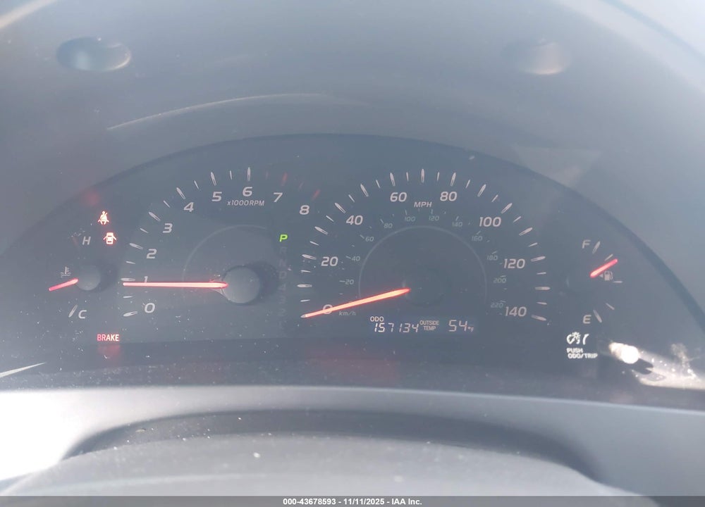 2007 TOYOTA CAMRY LE VIN: 4T1BE46K17U709612