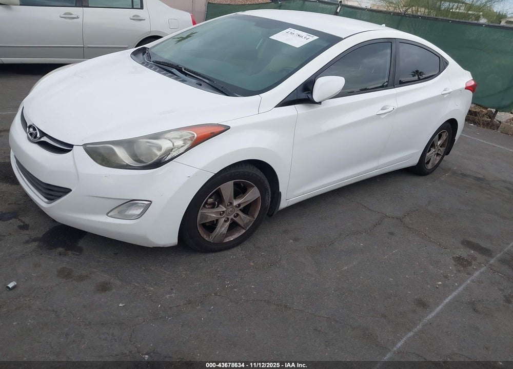 2013 HYUNDAI ELANTRA GLS VIN: 5NPDH4AE0DH289398