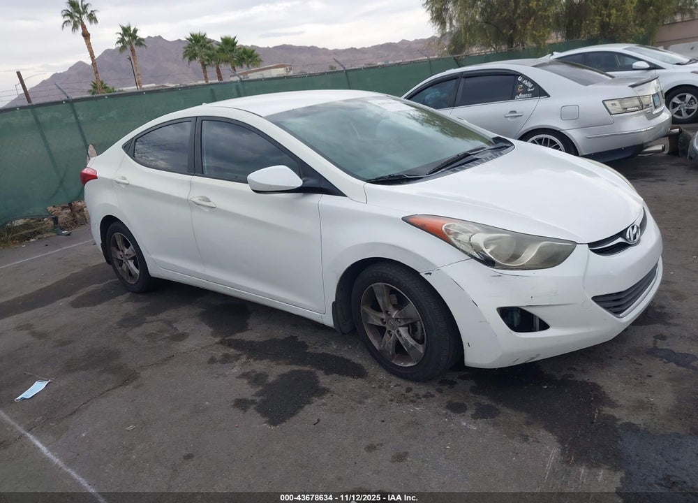 2013 HYUNDAI ELANTRA GLS VIN: 5NPDH4AE0DH289398
