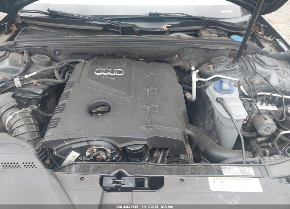 2012 AUDI A4 2.0T PREMIUM VIN: WAUAFAFL5CA068168