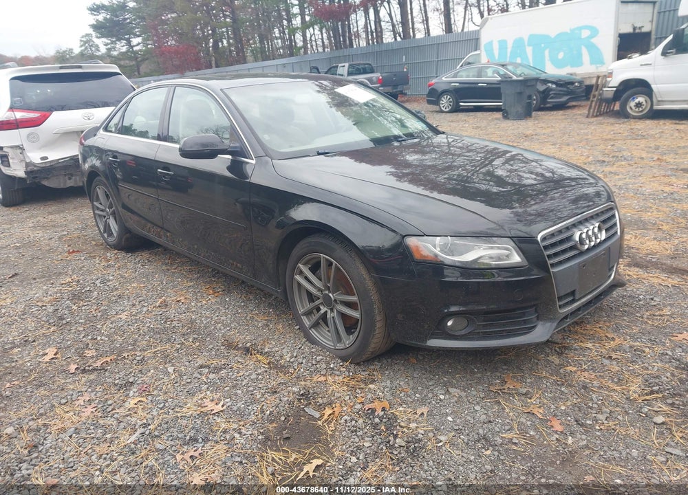 2012 AUDI A4 2.0T PREMIUM VIN: WAUAFAFL5CA068168