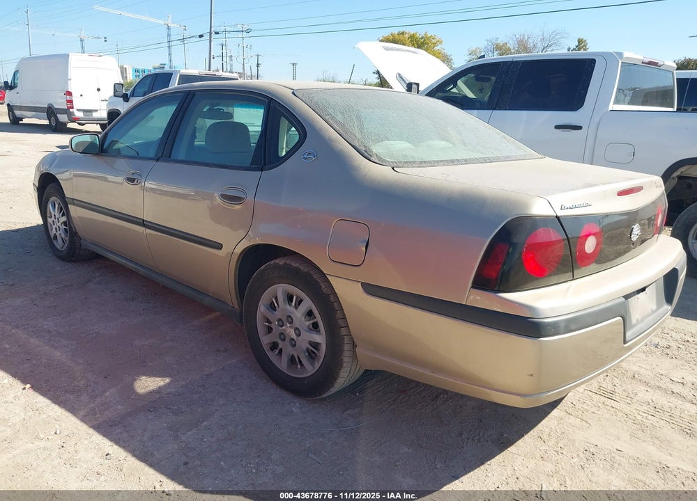 2005 CHEVROLET IMPALA VIN: 2G1WF52E959248879
