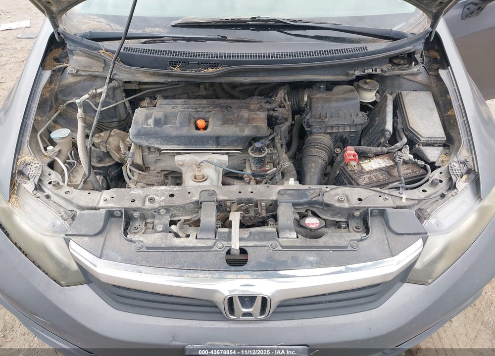 2012 HONDA CIVIC EX VIN: 19XFB2F81CE312918