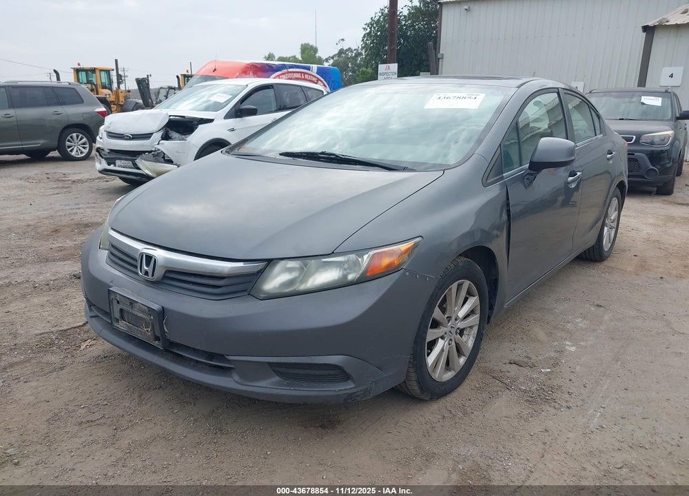 2012 HONDA CIVIC EX VIN: 19XFB2F81CE312918