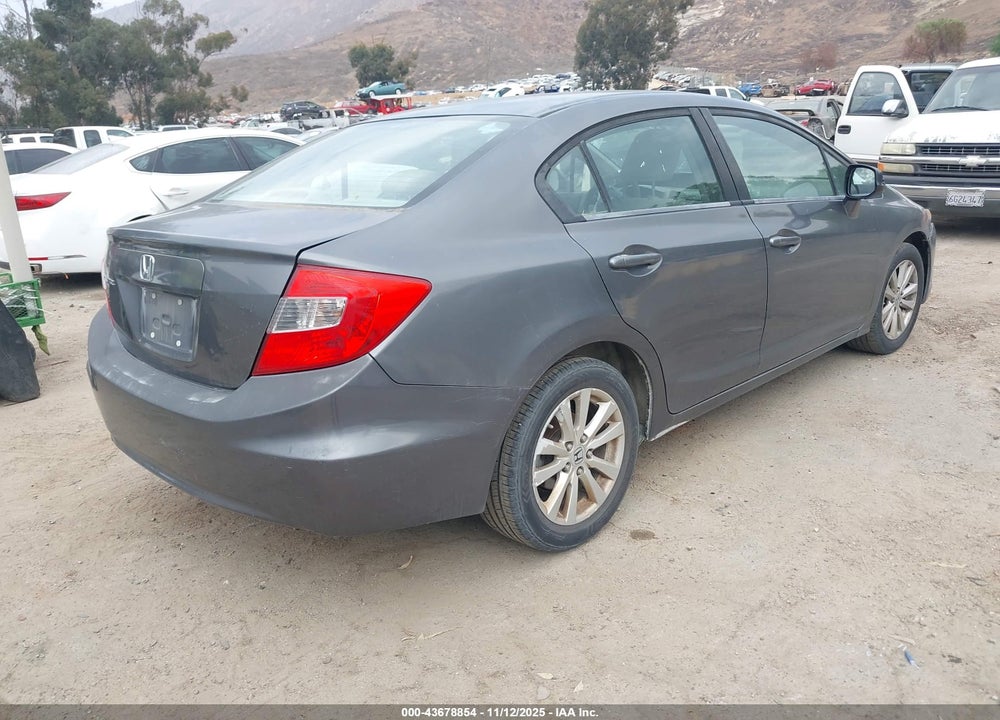 2012 HONDA CIVIC EX VIN: 19XFB2F81CE312918