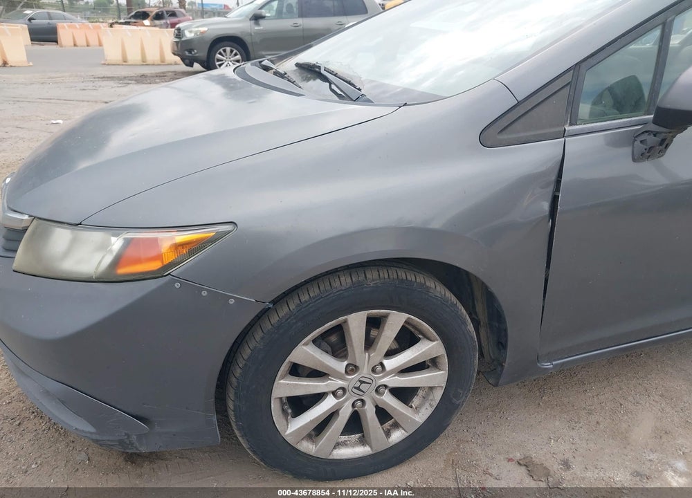 2012 HONDA CIVIC EX VIN: 19XFB2F81CE312918