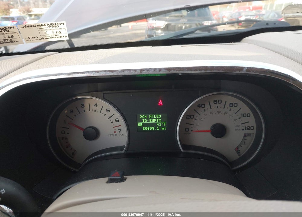 2007 FORD EXPLORER EDDIE BAUER VIN: 1FMEU74E87UB09474