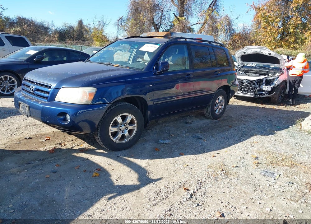 2004 TOYOTA HIGHLANDER V6 VIN: JTEEP21A840033110