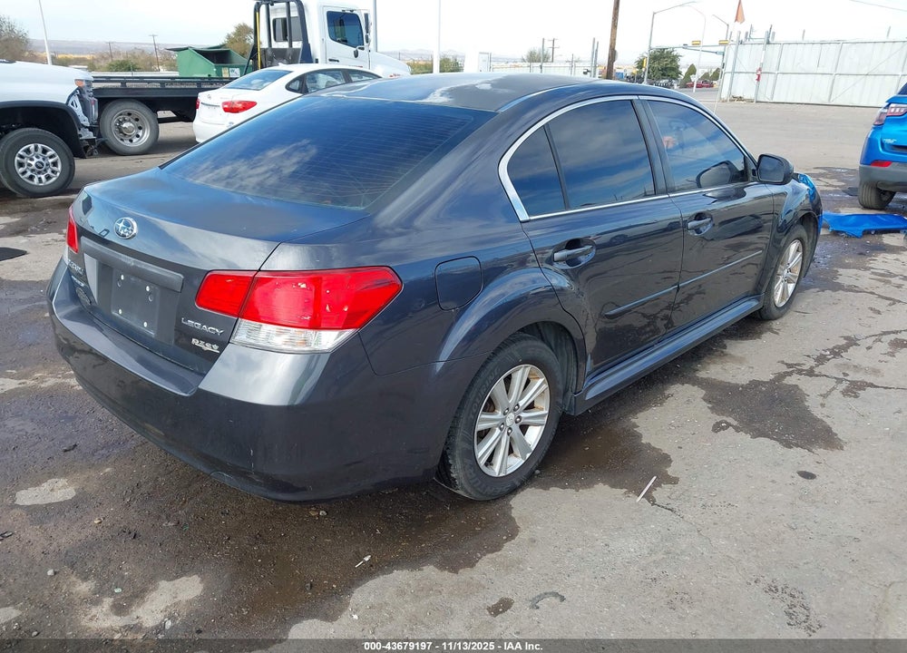 2012 SUBARU LEGACY VIN: 4S3BMBC64C3040450