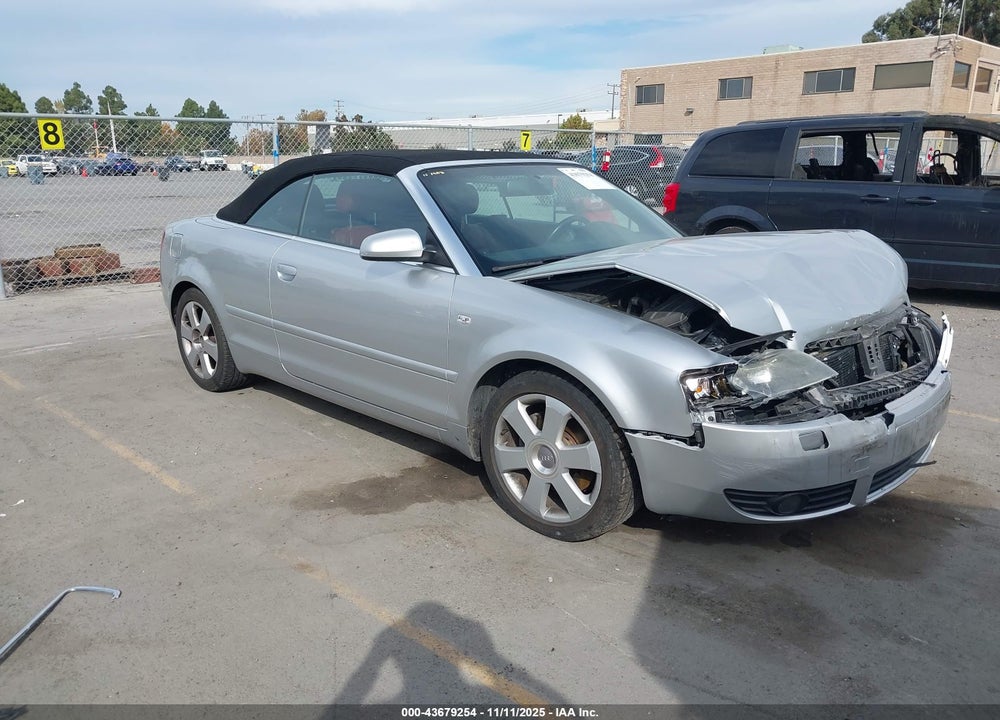 2005 AUDI A4 3.0 VIN: WAUDT48H45K011862