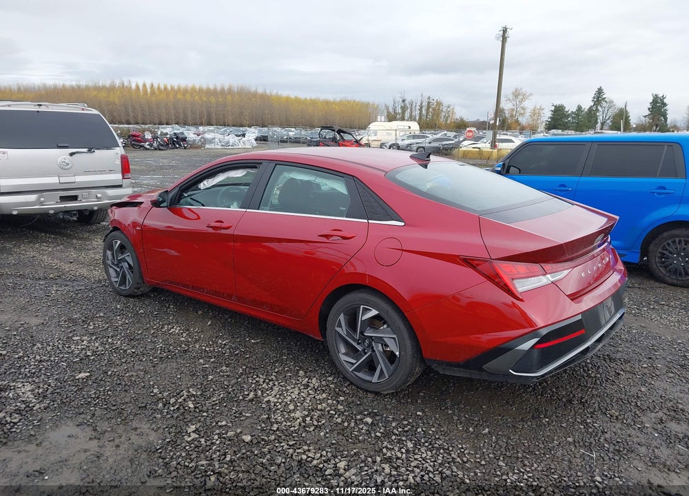 2025 HYUNDAI ELANTRA SEL CONVENIENCE VIN: KMHLS4DG2SU980926