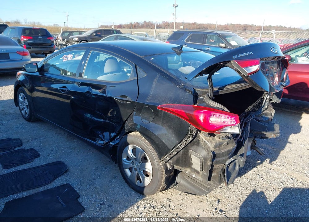 2016 HYUNDAI ELANTRA SE VIN: KMHDH4AE8GU481142