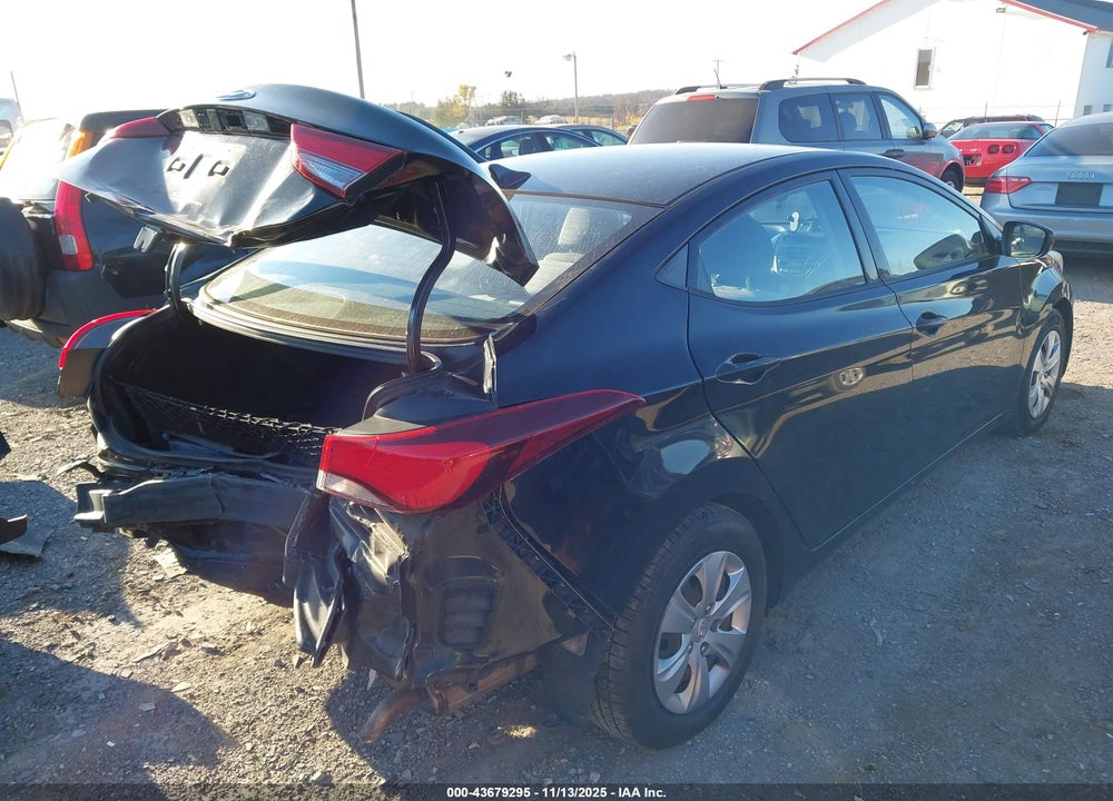 2016 HYUNDAI ELANTRA SE VIN: KMHDH4AE8GU481142