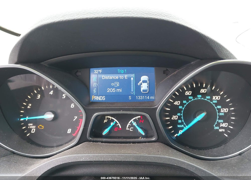 2013 FORD ESCAPE SE VIN: 1FMCU0GX7DUC66761