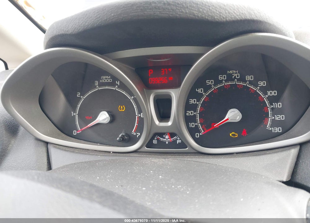 2012 FORD FIESTA VIN: 3FADP4BJXCM111205
