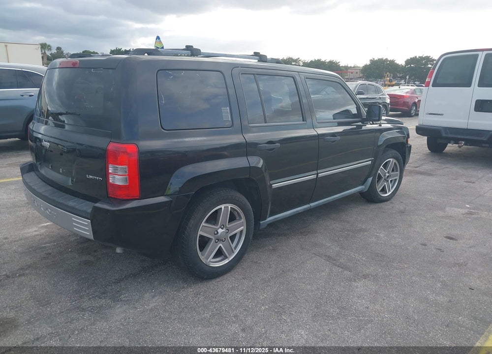 2008 JEEP PATRIOT LIMITED VIN: 1J8FT48WX8D551793