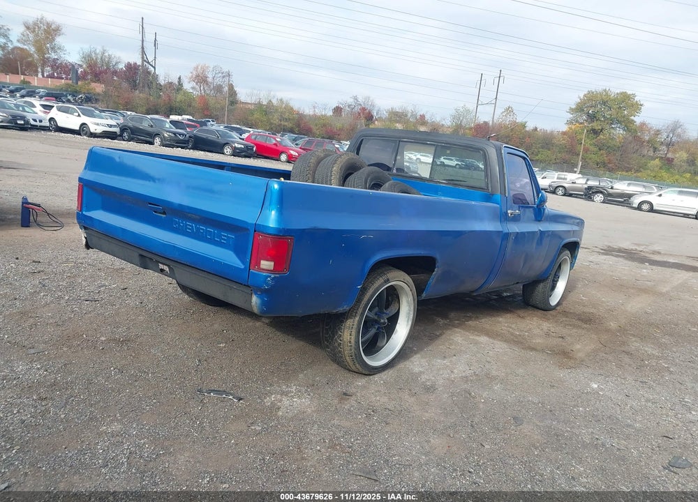 1986 CHEVROLET C10 VIN: 2GCDC14H0G1214404