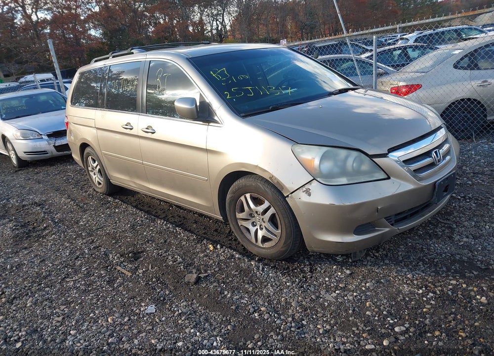2005 HONDA ODYSSEY EX VIN: 5FNRL38495B015791